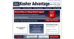 Desktop Screenshot of kosheradvantage.com